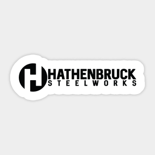 Hathenbruck Steelworks Black Sticker